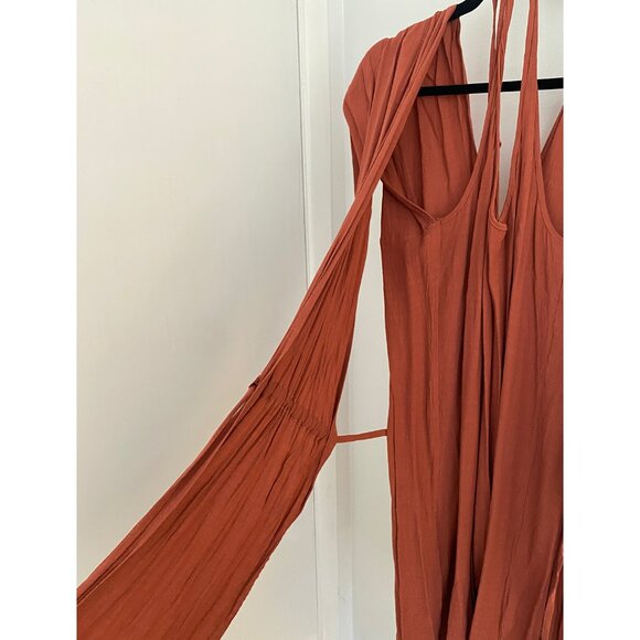 Stephan Schneider Rust Terracotta Draped Dress – (Size S) - Picture 5 of 9